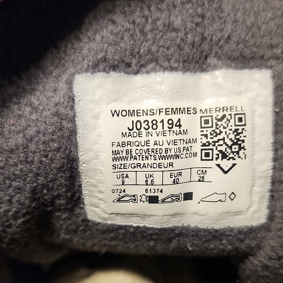 Merrell WP Womans Winter Hike Snow Boots Sz 9 - Picture 4 of 9